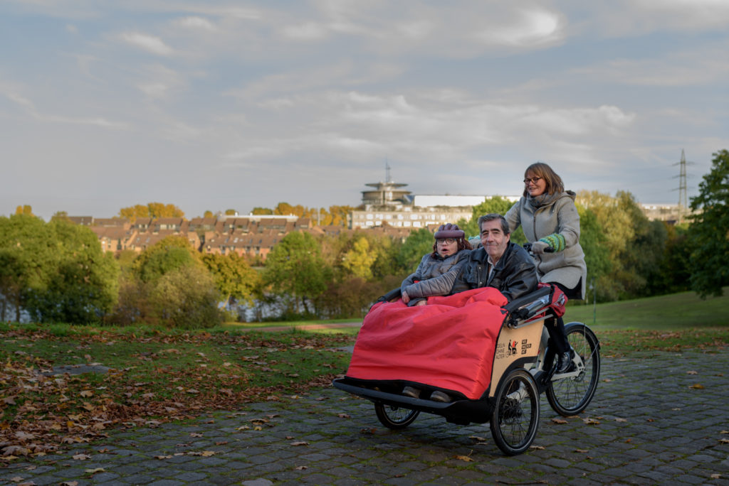 Fahrt durch den Südpark